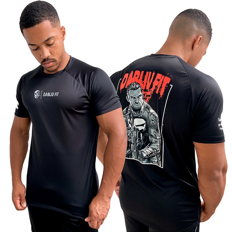Camiseta Dry Fit Justiceito Militar - Dabliu Fit