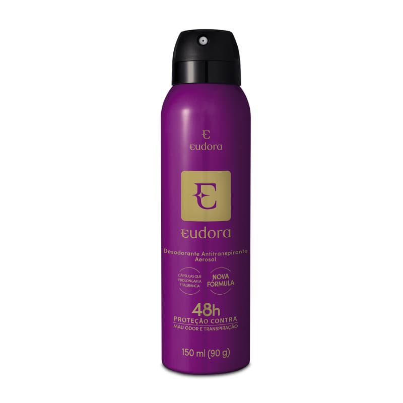 Desodorante Antitranspirante Aerosol Eudora Roxo Ml Cosmeticos Da Ray