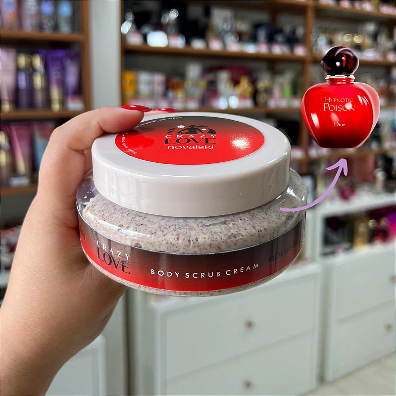 Body Scrub Esfoliante Corporal Crazy Love Novalski 300g (Ref
