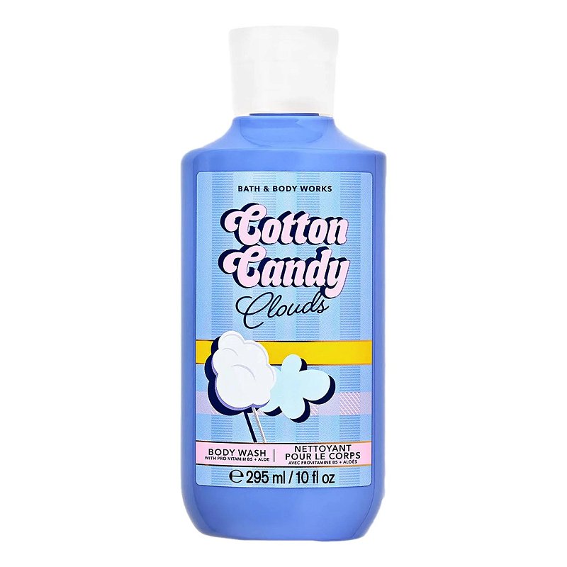 【コットンキャンディクラウド】Bath&bodyworks ボディーローション Body Cream Cotton Candy Clouds - Fragrância Doce e Açucarada