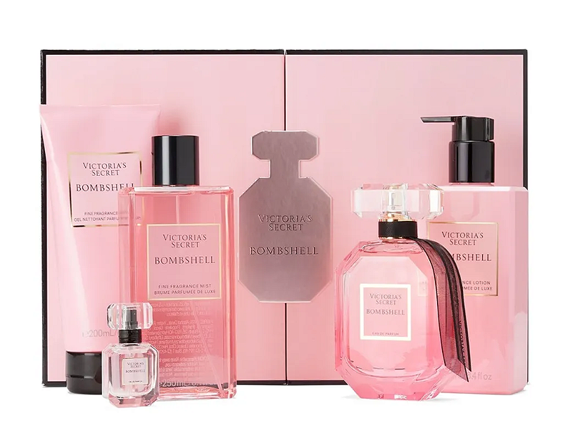 Kit Bombshell Victoria's Secret 5 itens - Cosmeticos da ray