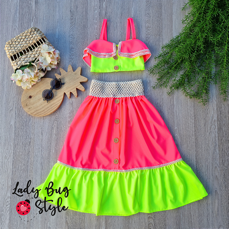 Conjunto Tropical Neon