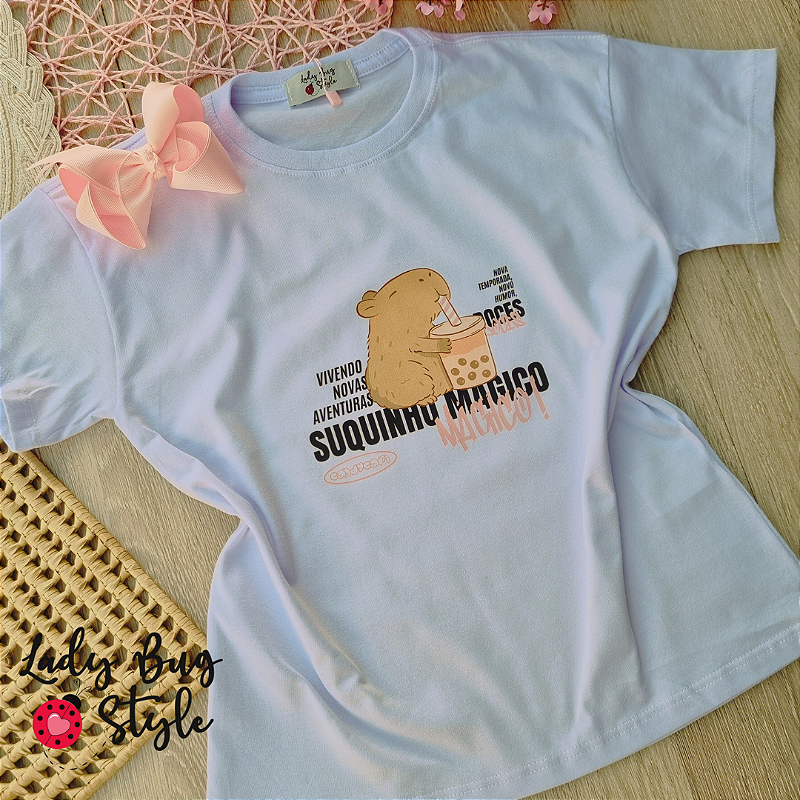 T-Shirt Suquinho Mágico Branca