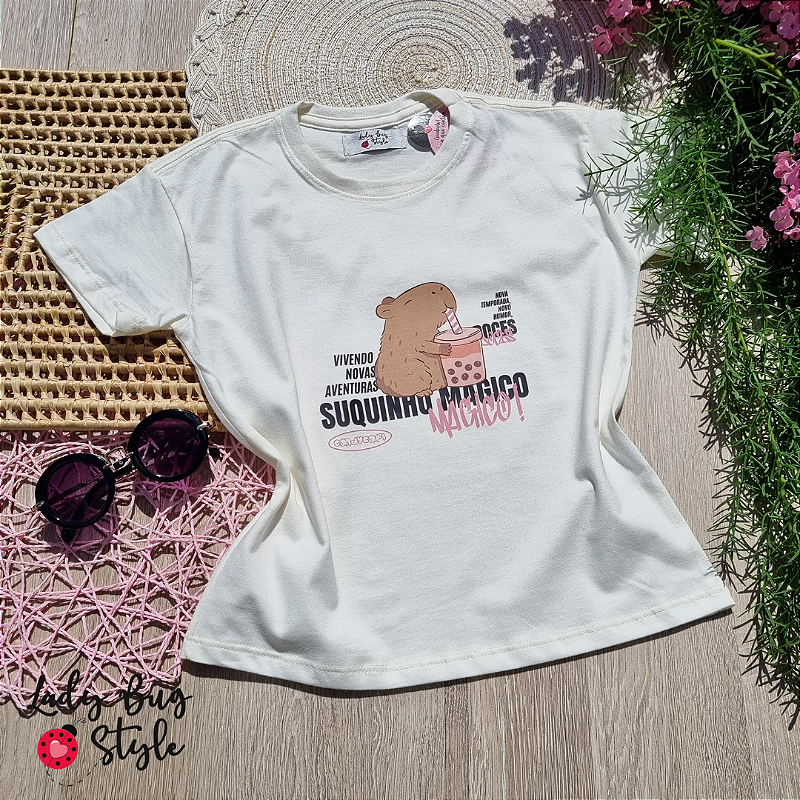 T-Shirt Suquinho Mágico Off White