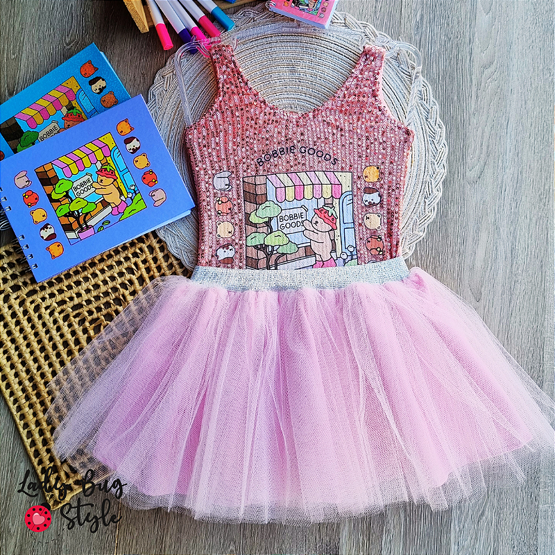 Conjunto Body Paete Bobbie Goods com Saia de Tule