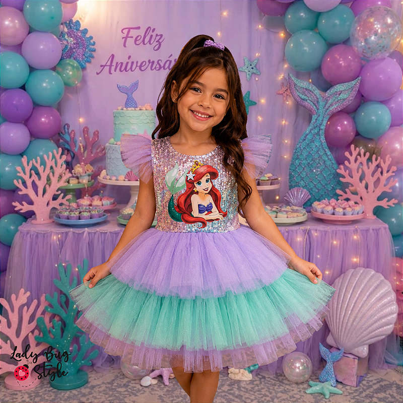 Vestido Paete Ariel