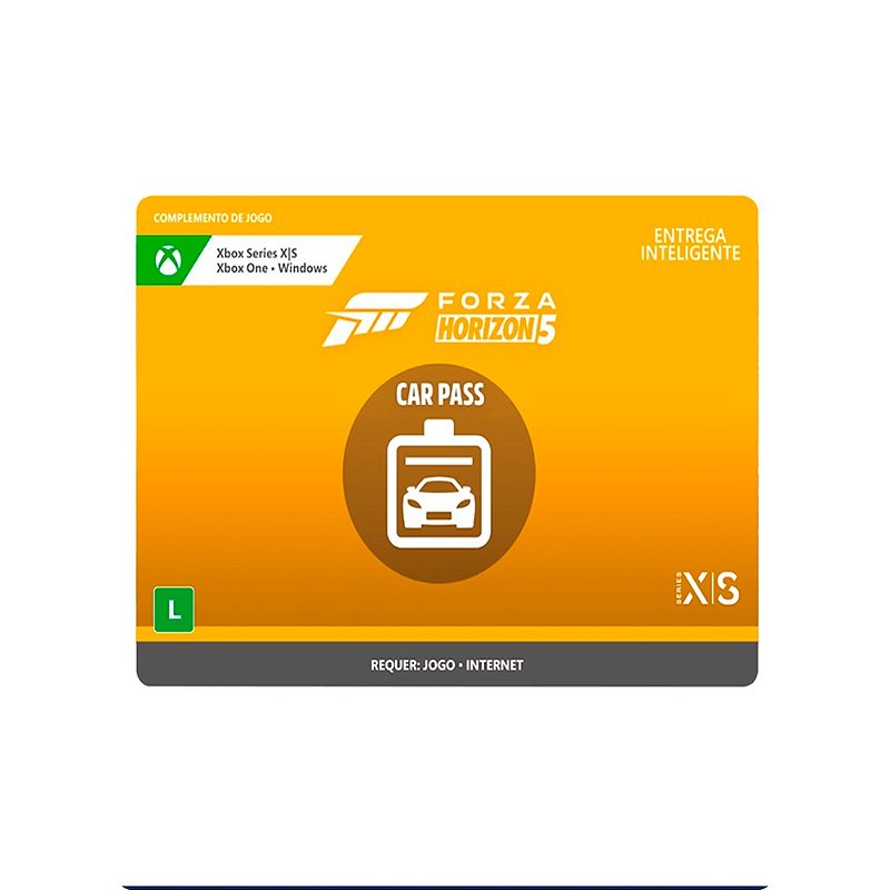 Forza 5 Car Pass DDP BRL 119 GCM Games Gift Card PSN, Xbox, Netflix, Google, Steam, Itunes