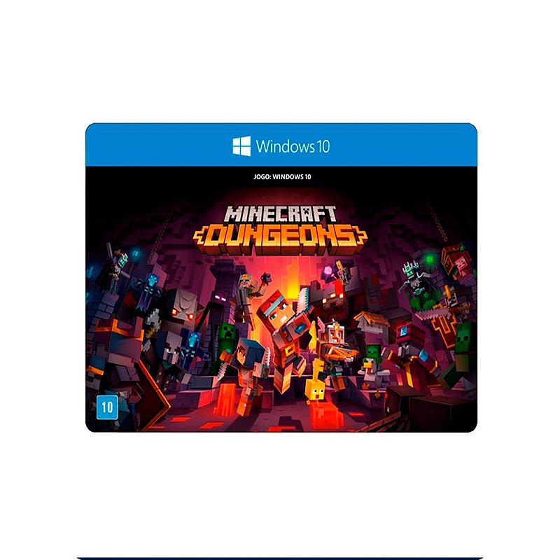 Jogo minecraft dungeons ps4