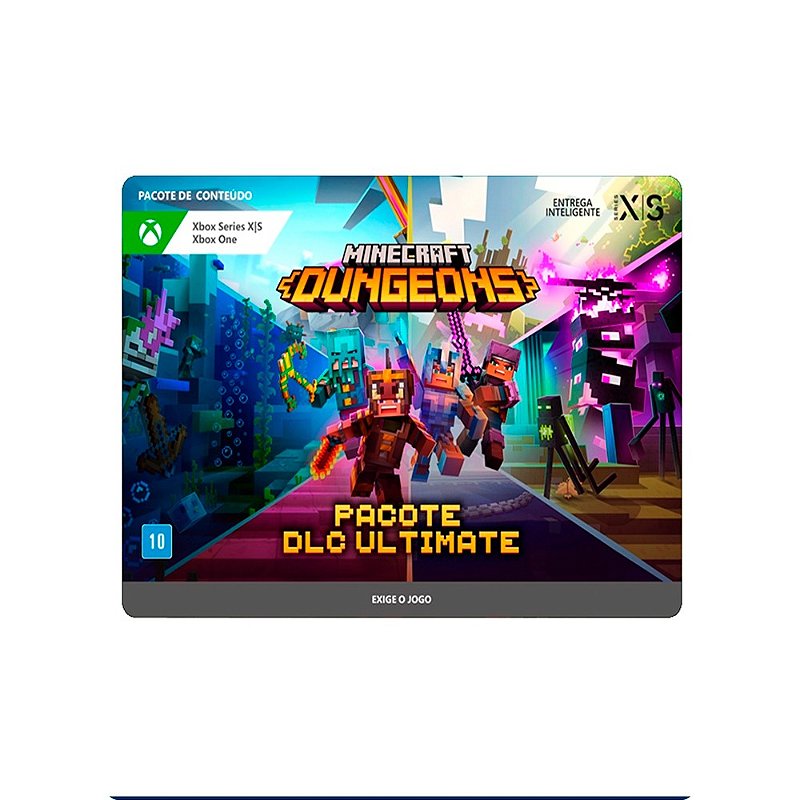 Minecraft Dungeons Ult Ed DDP BRL 147,45 - GCM Games - Gift Card