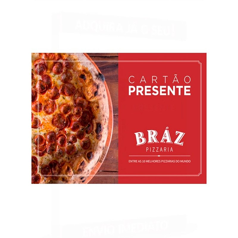 Apaixone-se por pizza com a Bráz Pizzaria