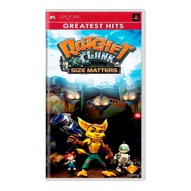 Ratchet E Clank: Size Matters - Psp (Greatest Hits) (Somente Disco