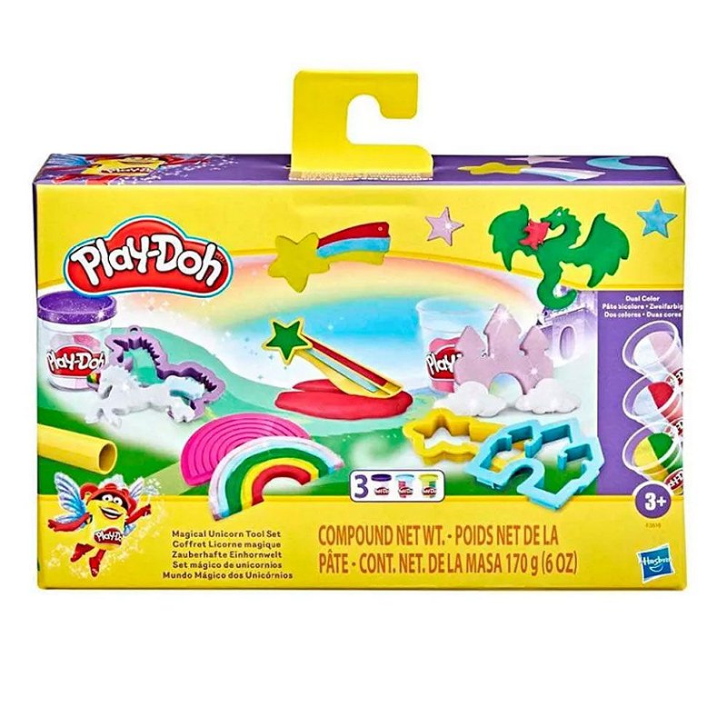 Massa de Modelar - Play-Doh Kitchen - Cupcakes Coloridos - Hasbro