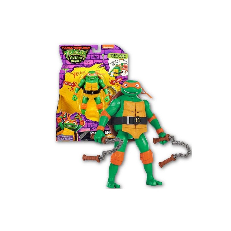 Boneco Tartaruga Ninja Sunny Michelangelo - Pequenos Travessos | Brinquedos  é aqui!