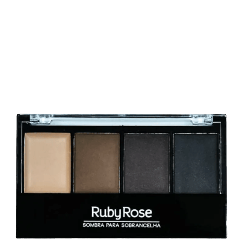 RUBY ROSE PALETA PARA SOBRANCELHA HBF 572 - 4 CORES 4,4G - Simplíssima