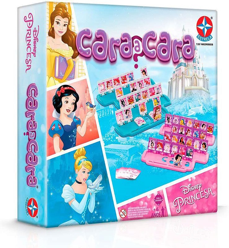 Jogo Cara a Cara Princesas Disney - Patota Brinquedos