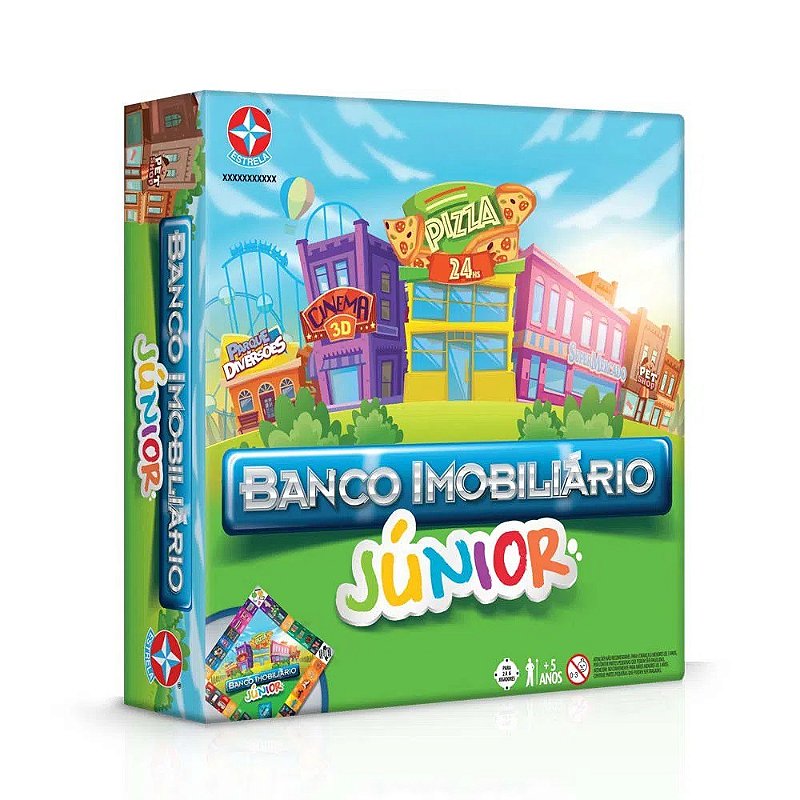 Jogo Banco Imobiliário Júnior - 00020 - Estrela - Real Brinquedos