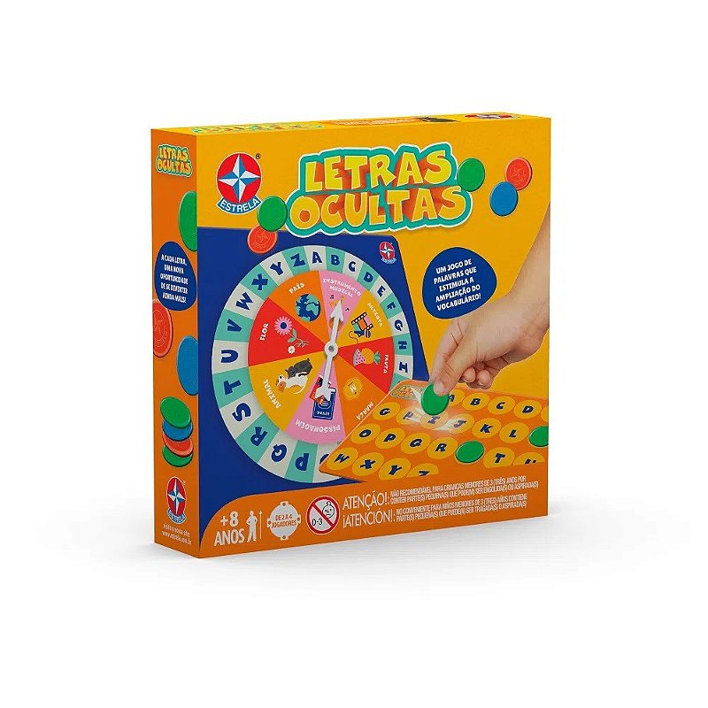 Jogo Educativo Horas/Alfabeto/Letras-Brinquedo Universo