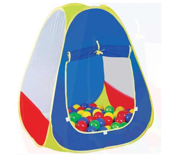 Toca Infantil Com 40 Bolinhas Toca Ball 6109 Braskit Real Brinquedos