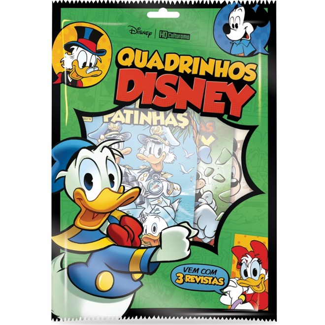 Livro kit Quadrinhos Disney - 040150207 - Culturama - Real Brinquedos