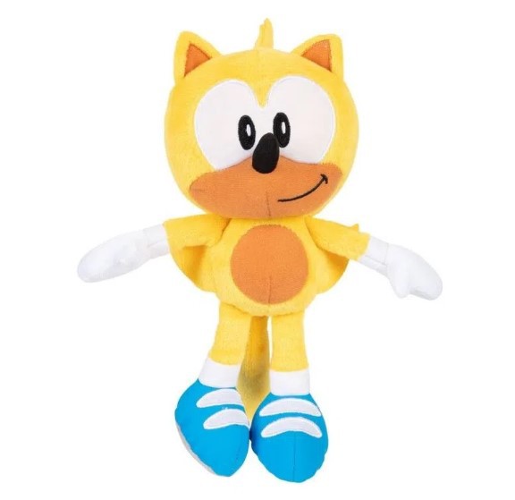 Boneco Sonic The Hedgehog Super Sonic Amarelo 3407 4' - Candide