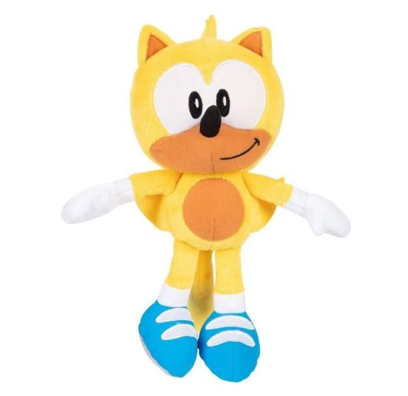 Sonic - Pelúcia 9 Polegadas - Sonic - 3436 - Candide - Real Brinquedos