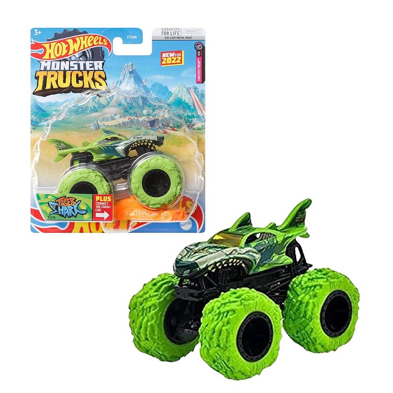 Hot Wheels Básico 1:64 Monster Trucks - Bumerang Brinquedos