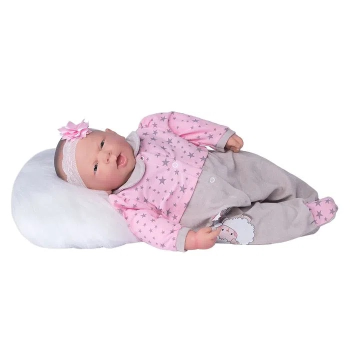 Bebe Reborn Som de Bebê Coleção Ninos 50Cm - 2211 - Cotiplas