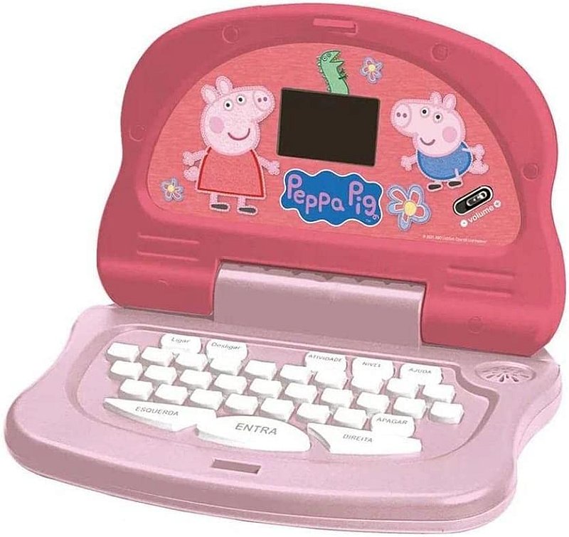 Laptop Infantil Educativo Sonic Bilíngue - 3450 - Candide - Real Brinquedos