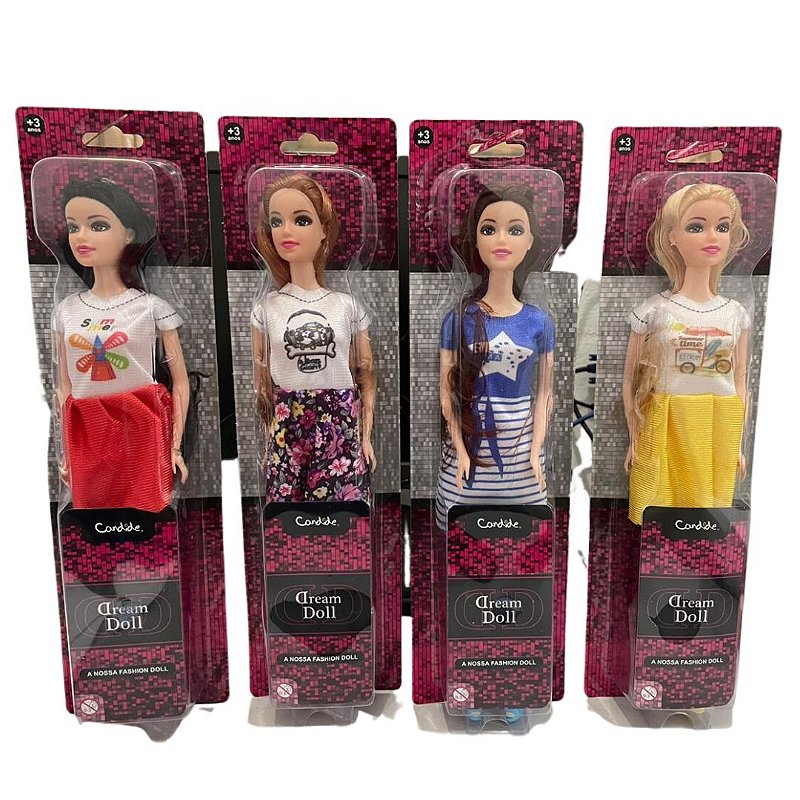 Boneca Dream Doll Fashion Doll 2900 Candide Real Brinquedos
