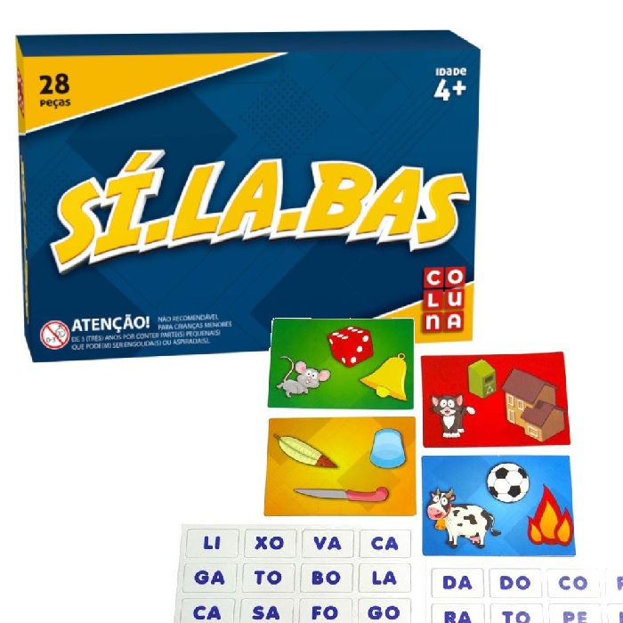 Jogo Da Memória com 40 peças - Coluna - 790703 - Pais e Filhos - Real  Brinquedos