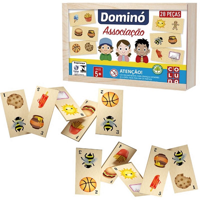 Dominó,Educativo,Braile, - Brinquedos E Jogos Pedagógicos e Educativos