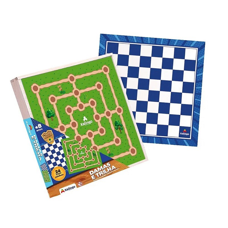 Jogo Dama e Ludo - 65509 - Xalingo - Real Brinquedos