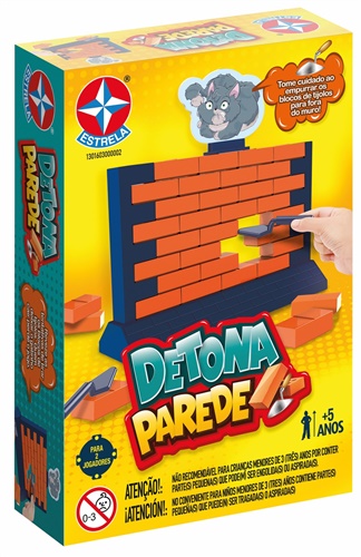 Jogo Detona Parede - 3000002 - Estrela - Real Brinquedos
