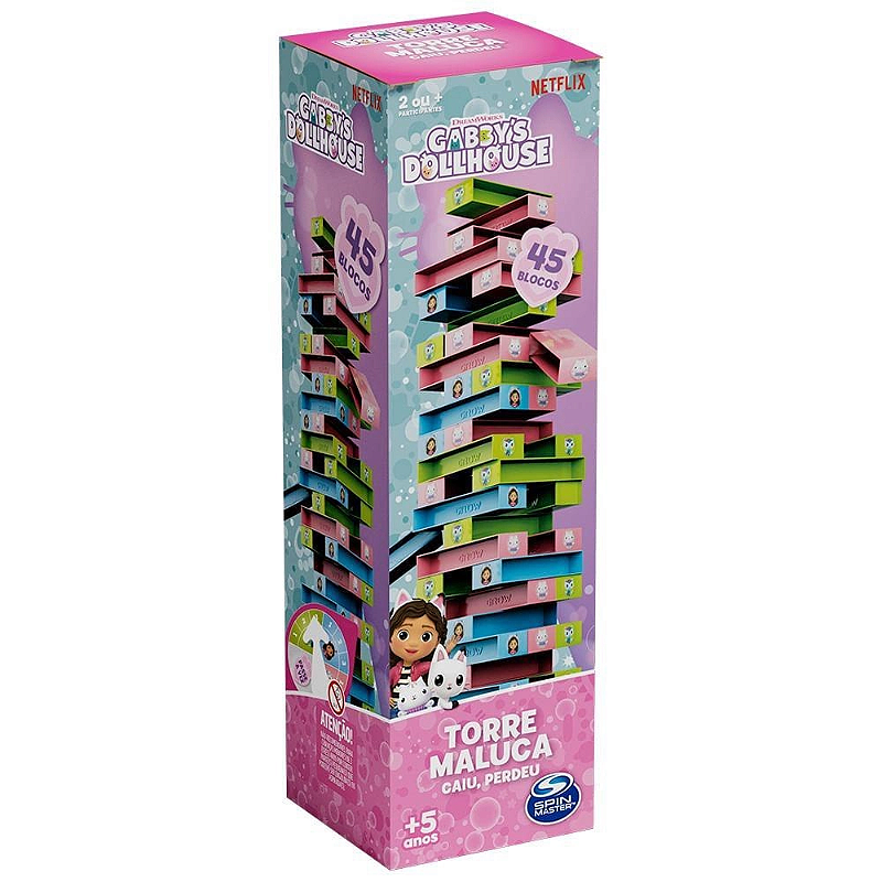 Jogo Torre Maluca Gabby'S Doll House - 4376 - Grow - Real Brinquedos