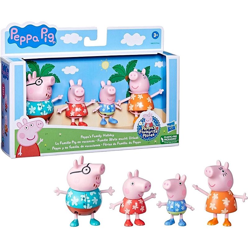 Peppa Dia De Sorvete Com A Família Pig - F2171 - Hasbro - Real