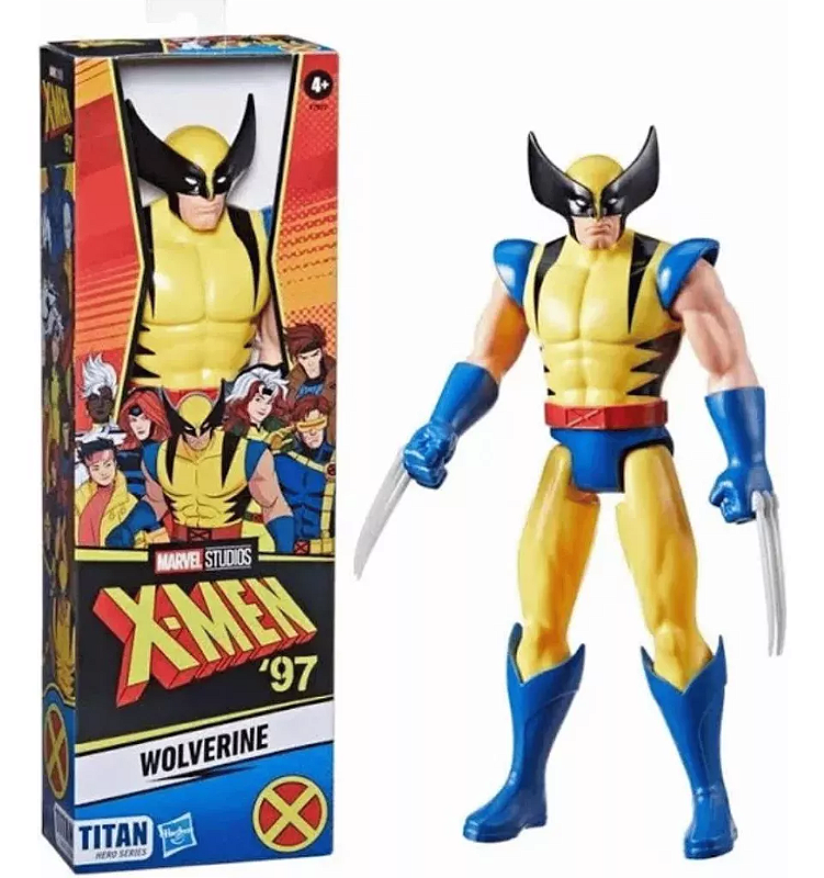 Boneco Marvel Titan Heroes X-Men - Wolverine 30cm - F7972 - Hasbro