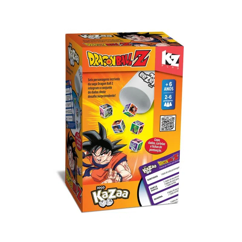 Jogo Kazaa Dragon Ball Z - 1261 - Elka - Real Brinquedos