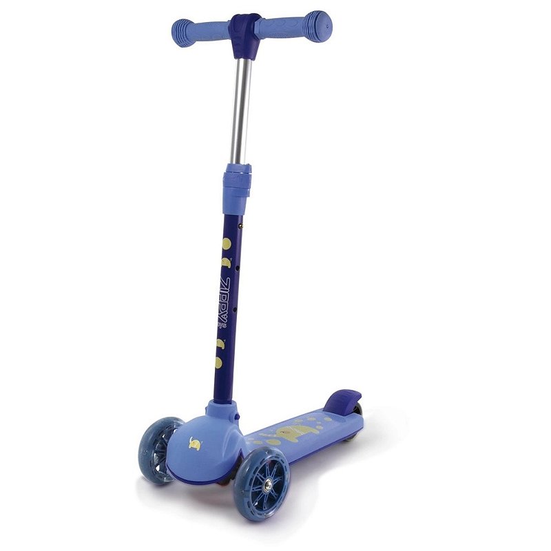Patinete Infantil 3 Rodas Com Led - Azul - 7315 - Zippy Toys