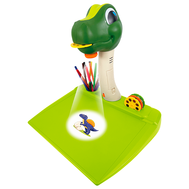 Prancheta Projetora Dinossauro – ZP01167 - Zoop Toys - Real Brinquedos
