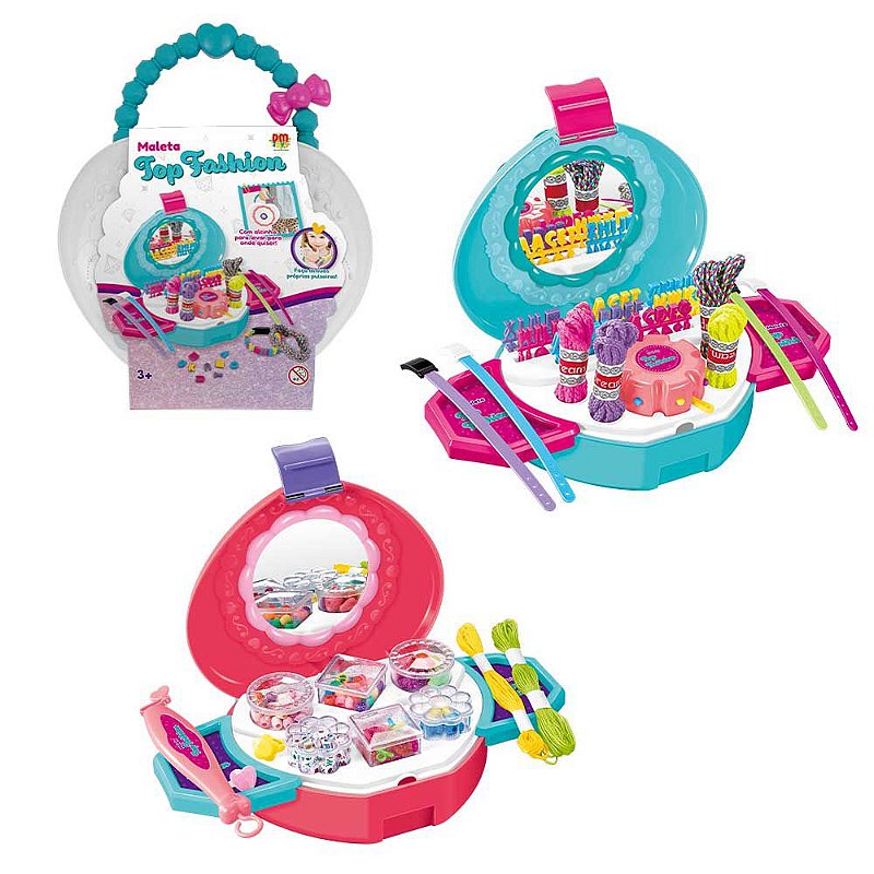 Maleta Top Fashion Pulseiras - DMT6617 - Dm Toys - Real Brinquedos