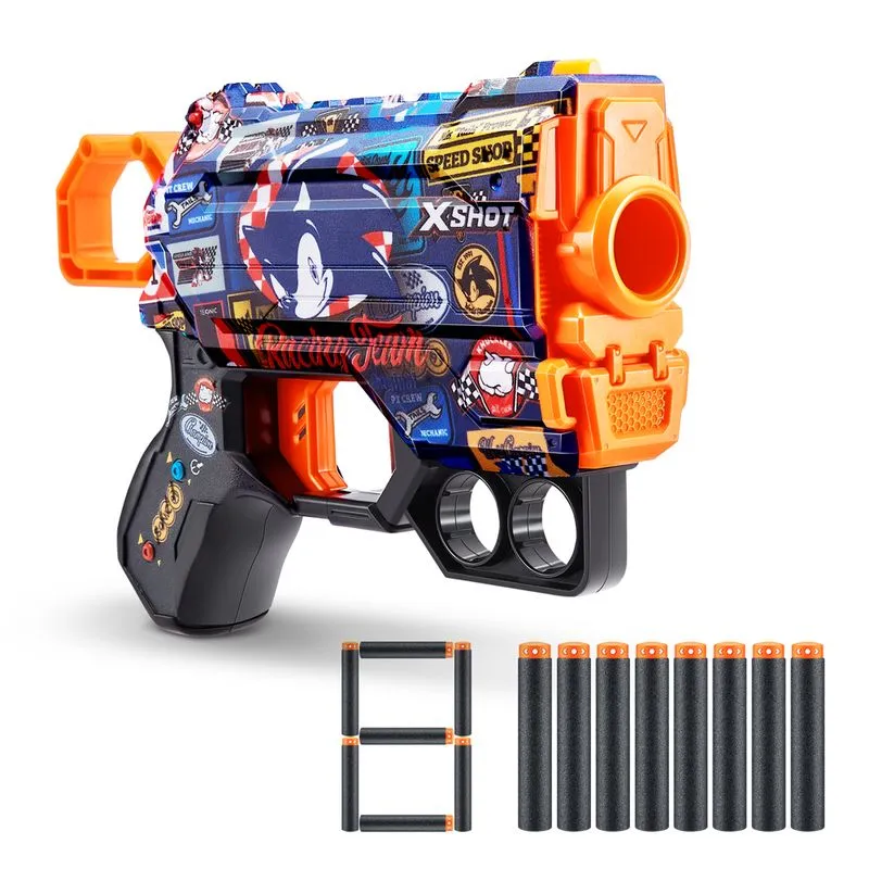 Lançador De Dardos X-Shot Skins Menace Sonic Sortidos - 3493