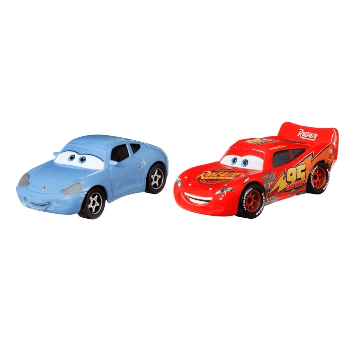 Carros Disney Cars Sally e Mcqueen DXV99 Mattel Real Brinquedos