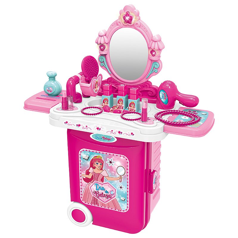 Maleta Dia da Beleza - DMT6798 - Dm Toys - Real Brinquedos