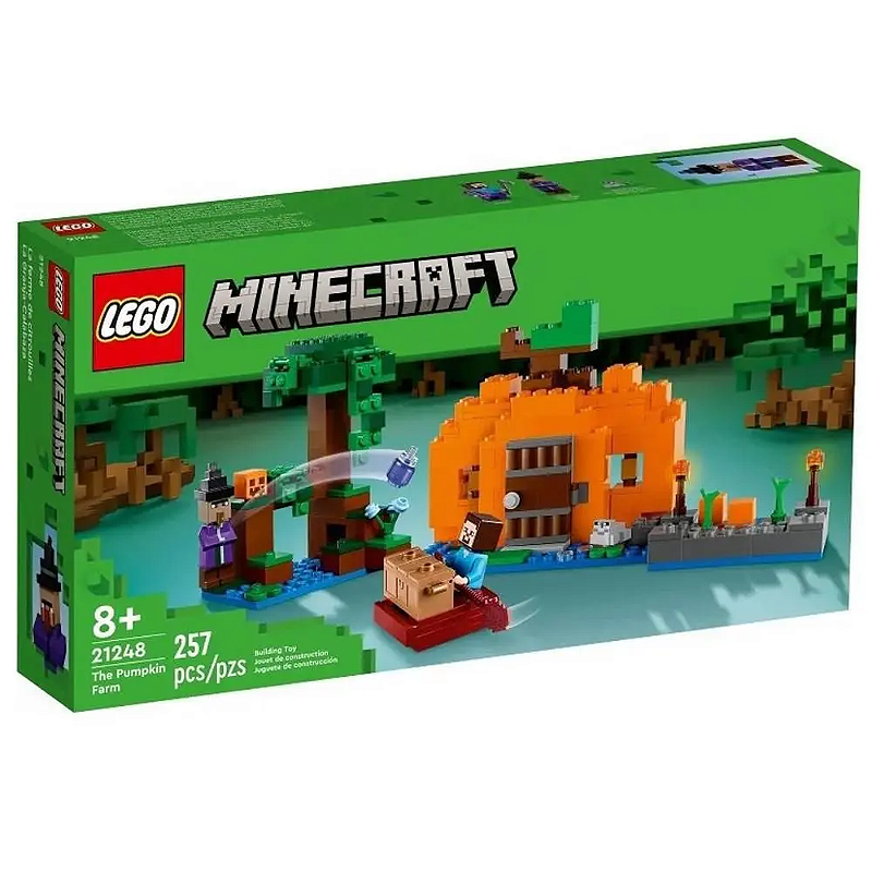Lego Minecraft A Fazenda De Abobora 257 Pcs- 21248 - Real Brinquedos