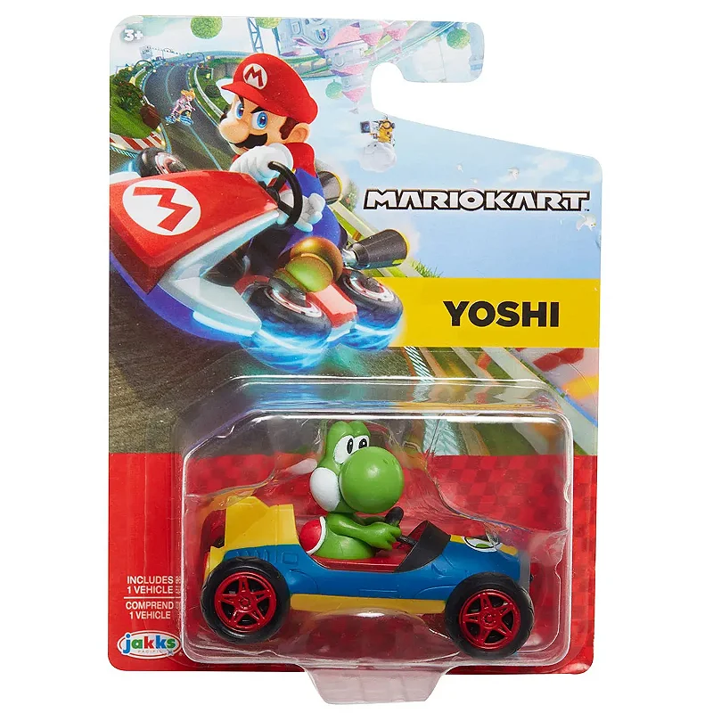 Carrinho do Yoshi de 4cm - Mariokart - 4277 Sunny - Real Brinquedos