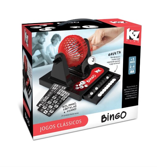 Jogo Bingo Clássico - 1296 - Elka - Real Brinquedos