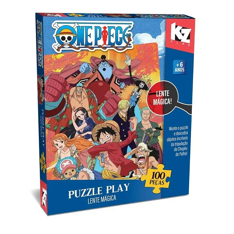Quebra-Cabeça Lente Magica 2 em 1 Fully One Piece 100 Peças - 1331