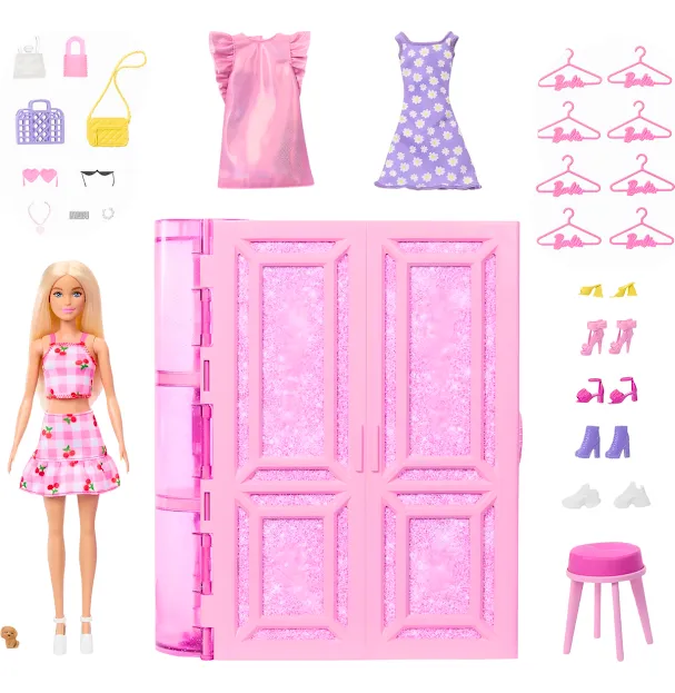 Barbie Fashion Closet Dos Sonhos C/acessórios - Hxd58 - Mattel