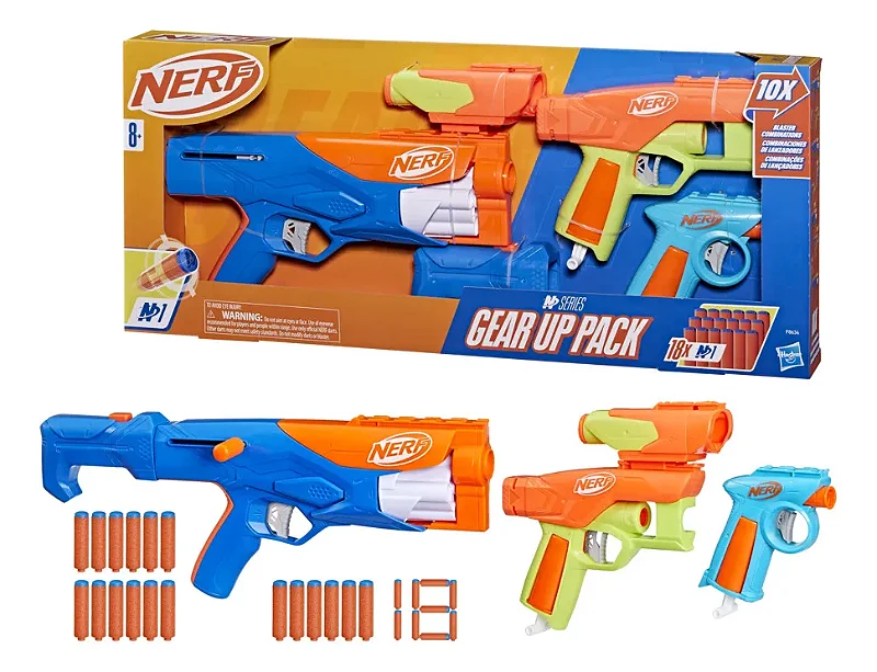Nrf N Sris Gar Up Pack, 3 blastrs, 18 fléchtts Nrf N1 Nrf N Sris Gar Up Pack, 3 blastrs, 18 fléchtts Nrf N1