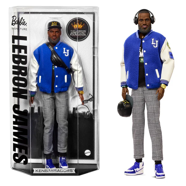 Boneco Lebron James Kenbassadors Signature - HRM33 - Mattel - Real